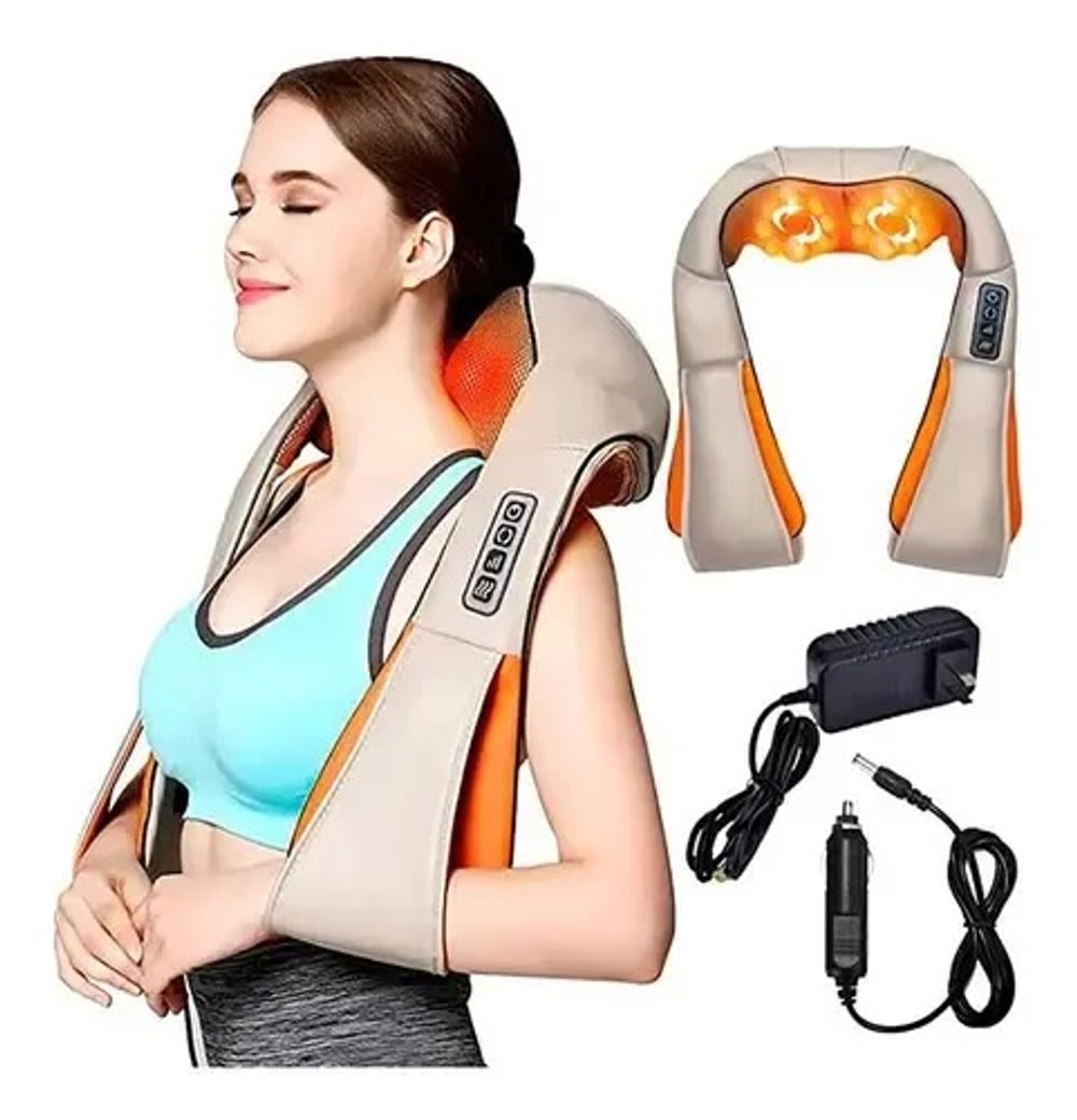 Mujer relajando el cuello con ErgoSense Pro